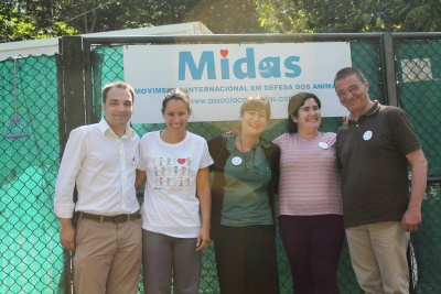 Fernando Queiroz, Sílvia Carreira e Rui Morgado na Associação MIDAS